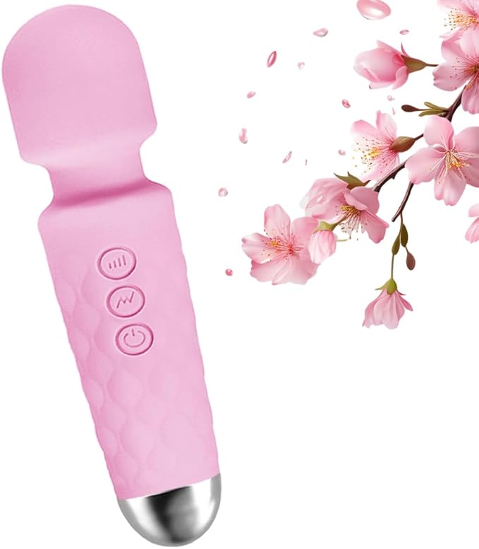 Portable Cordless Massager -Relaxes Muscles Multiple Speeds and Modes - for Body and Back Foot (Rose Pink)