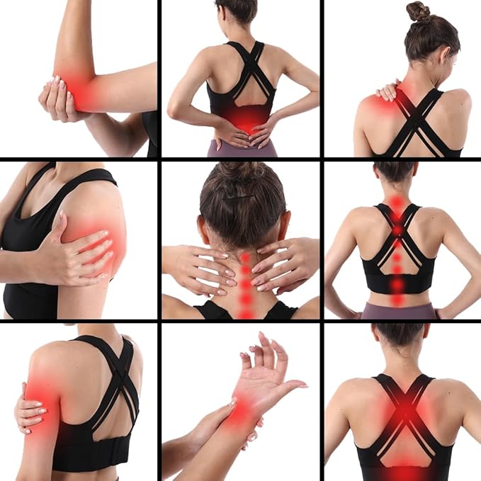 Muscle Roller Stick, Massage Stick for Full Body Relaxation, Relieves Muscle Soreness, Tension, Stiffness, for Shoulders, Neck, Back, Legs, Arms, Deep Tissue Massager(Orange)