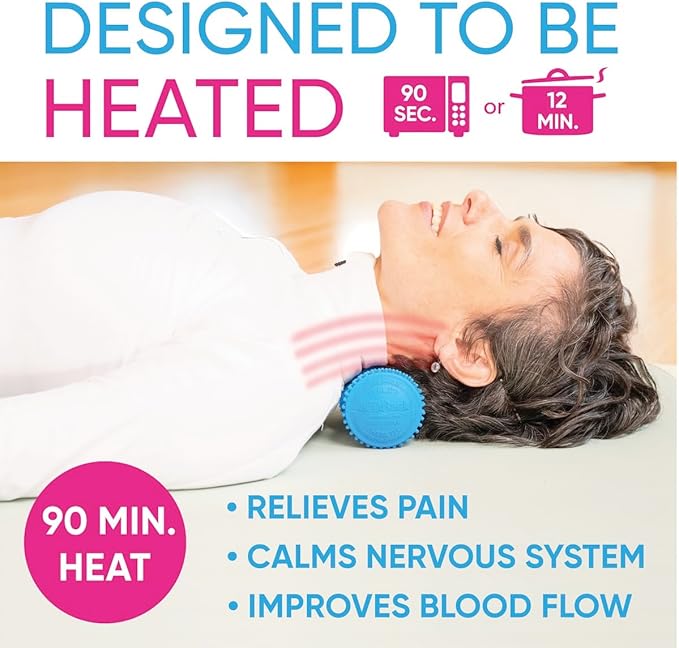 Dr. Cohen’s Deep Tissue Massage Roller-acuBack Heatable Massage Roller - Better Than Any Foam Roller for Exercise, Massage and Muscle Recovery- Physical Therapy Back Roller Muscle Massager Tool