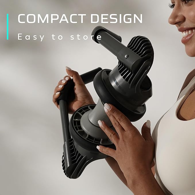 BERTER Fitness Ab Roller Wheel with Elbow Support Abdominal Trainer Roller Workout Equipment for Home and Gym Exercise Roller for Men and Women