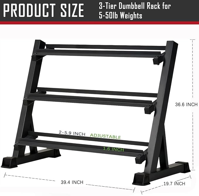 Rubber Hex Dumbbell Set with Rack - Multiple Free Weight for Home Gym, 350/450/550lbs Exercise Equipment for Strength, Multiple Options Dumbbells with Storage for Home Gym Exercise Fitness Equipment