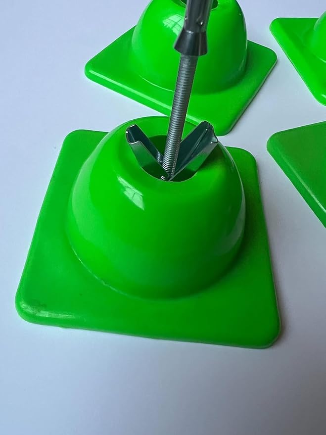 2 inches Heavy Duty Agility Training Cones for Sports & Kids Coaching, Field Markers for Motorcycle, Bikes, Traffic, Basketball, Soccer Drills, Durable, Multipurpose, Adjustable