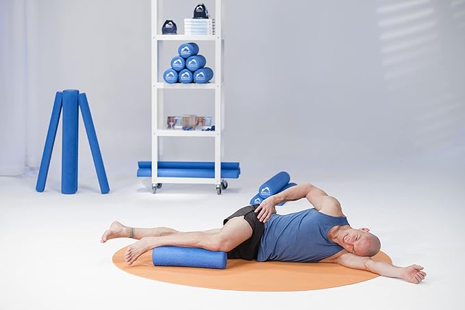 MELT Method 18 Inch Travel Soft Foam Roller- Half The Length of The MELT Full Body Roller