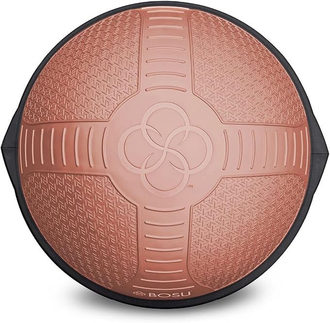 Bosu Half Ball Home Balance Exercise Trainer for Strength and Flexibility Workouts with Built to Last Burst Resistant Material and Hand Pump