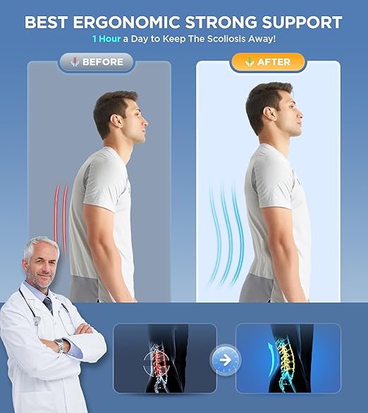 Back Brace for Lower Back Pain Relief with 3D Lumbar Pad, 6X Back Support Belt With Alternative Strips for Men/Women, Soft Breathable Mesh Fabric Lumbar Support for Herniated Disc, Sciatica