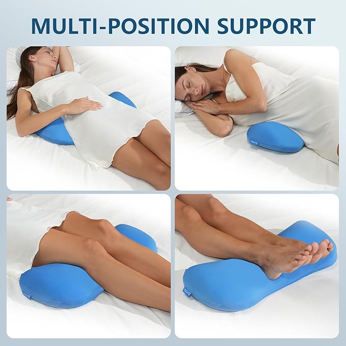 QUTOOL Adjustable Lumbar Pillow for Bed & Sofa–Customizable Height & Firmness for Back Pain Relief–Ergonomic Long-Lasting Cushion for Sleep & Relaxation