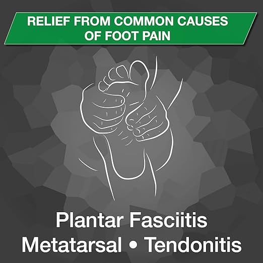 THERABAND Roller for Foot Relief, Massage Ball Roller for Arch Discomfort, Plantar Fasciitis Treatment, Heel Spurs Reliever, Best Foot Massager with Ridges for Self Myofascial Release