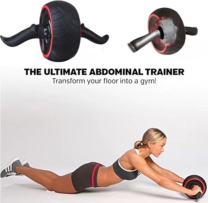 Rebound Ab Roller Wheel for Core Training – Heavy-Duty Abdominal Exercise Wheel for Six-Pack Abs & Home Fitness