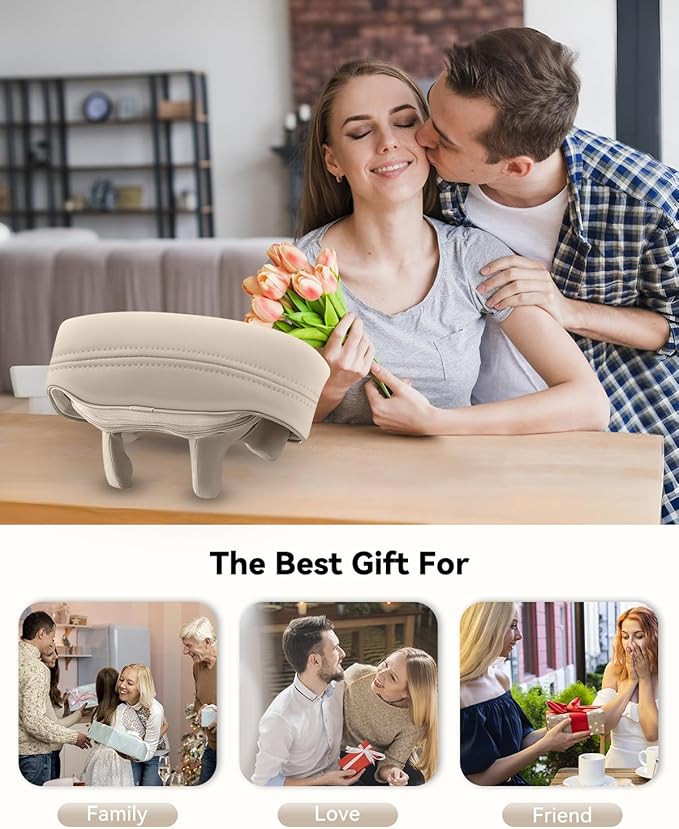 Snailax Cordless Neck Massager with Heat, Shiatsu Neck and Shoulder Massager for Deep Tissue, Kneading Back Massage Pillow for Leg, Body, 2 Heating Levels, Gifts for Men Women