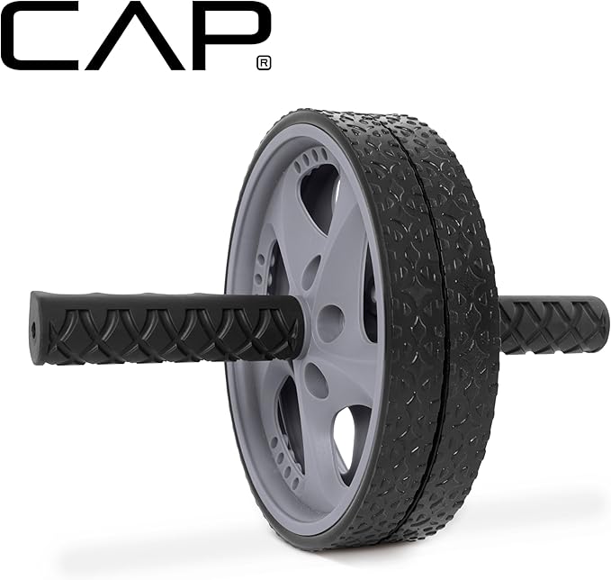 CAP Barbell Abdominal Wheel, Black/Gray