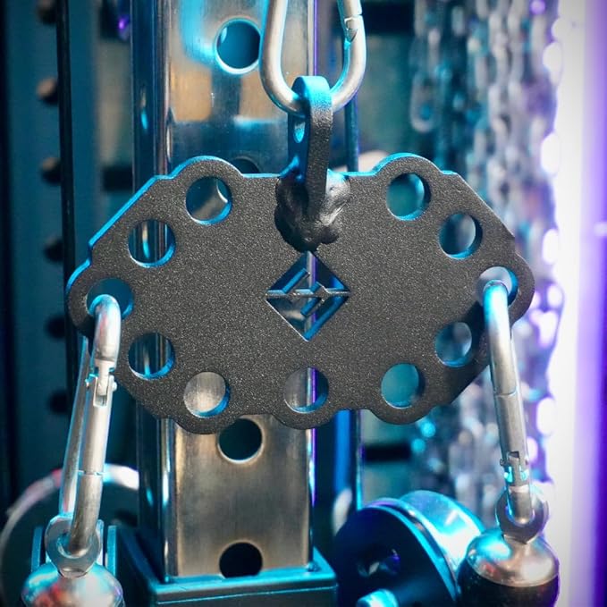 F&F STEEL Multi-Link - Cable Machine Attachment for Pulley Systems - Combine Multiple Cables in One