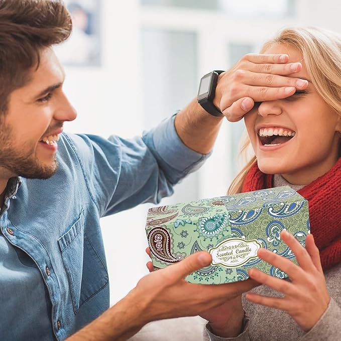 Candles Gifts for Women, 2 Pack 2.5 oz Fresh Gardenia and Jasmine Scented Candles Set for Relaxing Aromatherapy, Up to 24 Hours Burning Time, Natural Soy Candles Gifts for Christmas