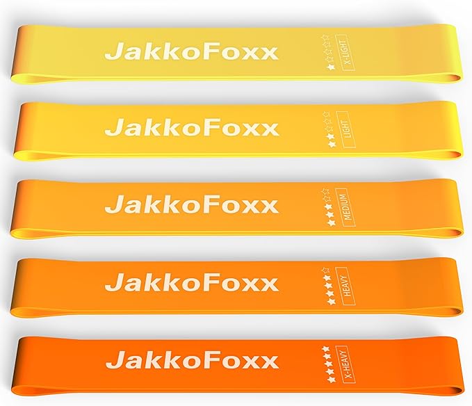 Resistance Loop Exercise Bands, Resistance Bands Exercise Bands for Home Fitness, Stretching, Strength Training, Physical Therapy,Elastic Workout Bands for Women Men Kids, Set of 5