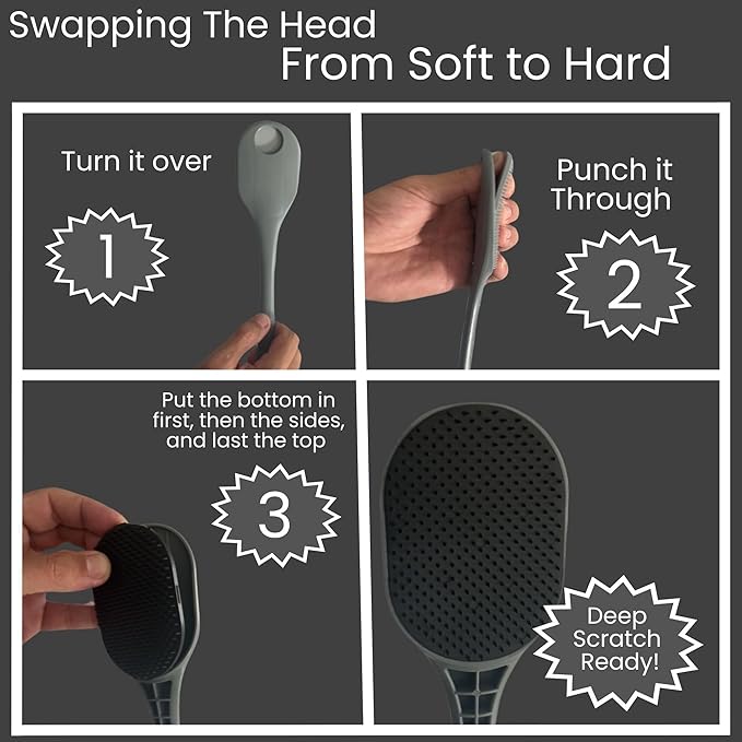 The Ultimate Back Scratcher, Scalp Massager, Back Massager & Exfoliator Large Scratch Surface, Gifts for Men Women, Itch Reliever - an All Body Scratcher Gives a Deep Soothing Scratch