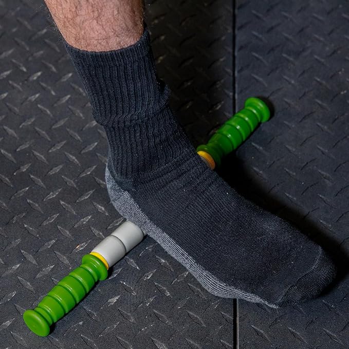 Massage Stick 14" Flexible Handheld Spindle Massage Roller - Full Body Muscle Recovery & Myofascial Release (Small - 14" Massage Stick)