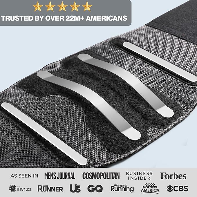 NEENCA Lower Back Brace for Lower Back Pain Relief, Medical Grade Lumbar Support Belt for Women Men, Herniated Disc,Lumbar Strain,Sciatica, Scoliosis (Black, X-Large)