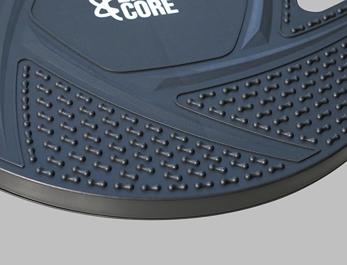 Balance Board for Adults – Stability Trainer for Home Workouts, Core Strength, and Coordination – Compact Balance Exercise Equipment for Fitness and Physical Therapy - Circular, Black