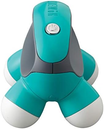 Homedics, Quatro Mini Hand-Held Massager with Hand Grip, Battery Operated Vibration Massage, 4 Massage Nodes, Powered by 2 AAA Batteries (Included), Assorted Colors (Pack of 5)