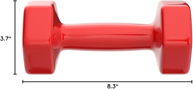 Amazon Basics Vinyl Coated Dumbbell Hand Weights