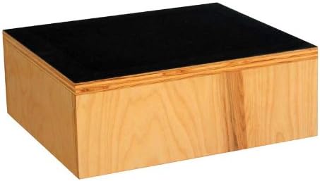 Therapy Steps, Set of 4 with Textured Safety Walk Tread, Balance Training, Plywood, Nestable for Storage