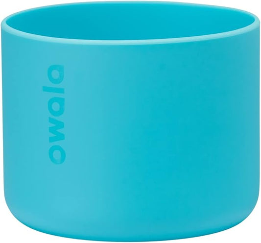 Owala Silicone Water Bottle Boot, Anti-Slip Protective Sleeve for Water Bottle, Protects FreeSip and Flip Stainless Steel Water Bottles, 32 Oz, Bright Blue