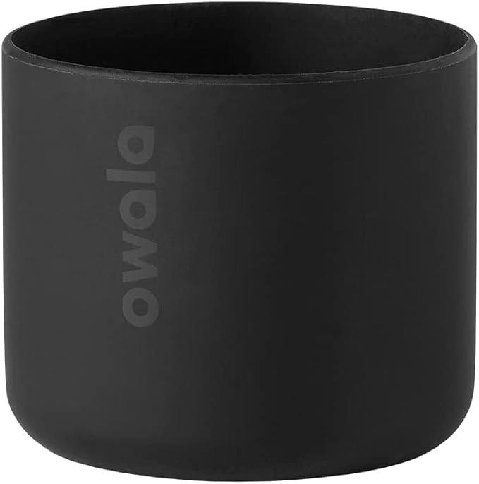 Owala Silicone Water Bottle Boot, Anti-Slip Protective Sleeve for Water Bottle, Protects FreeSip, Twist, and Flip Stainless Steel Water Bottles, 24 Oz, Black