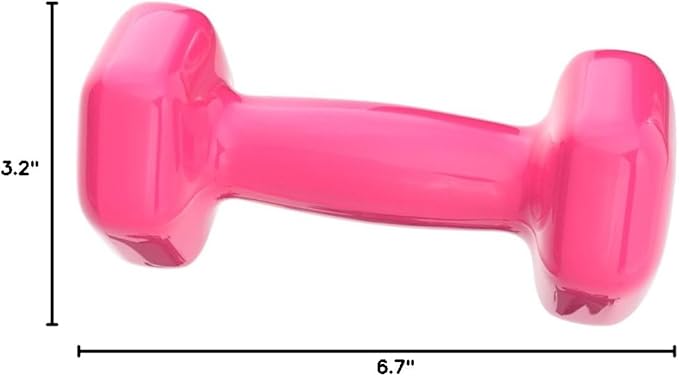Amazon Basics Vinyl Coated Dumbbell Hand Weights