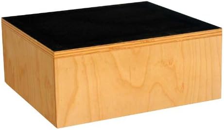 Therapy Steps, Set of 4 with Textured Safety Walk Tread, Balance Training, Plywood, Nestable for Storage