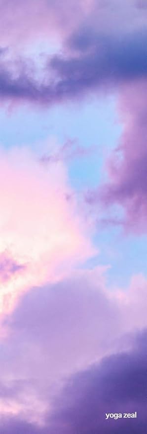 Yoga Mats By Yoga Zeal - Luxuriously Soft, Thick, Non-Slip, Hot Yoga Mat. Eco Printed. Designed to grip better with a sweaty yoga practice!