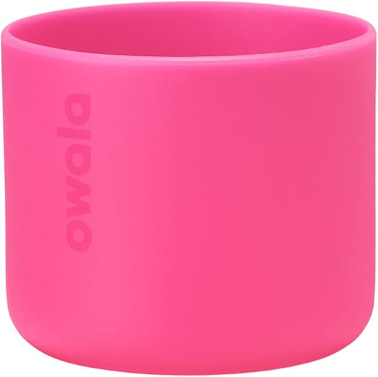 Owala Silicone Water Bottle Boot, Anti-Slip Protective Sleeve Cover for 24-oz FreeSip, Twist, and Flip Stainless Steel Water Bottles, Bright Pink