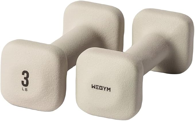WeGym SafeGrip Dumbbells, Anti-Slip, Anti-Roll, Thick Handles, Free Weights, Square Dumbbells for Secure Workouts at Home, Weightlifting, and Personal Training
