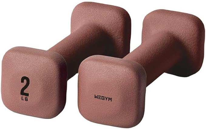 WeGym SafeGrip Dumbbells, Anti-Slip, Anti-Roll, Thick Handles, Free Weights, Square Dumbbells for Secure Workouts at Home, Weightlifting, and Personal Training