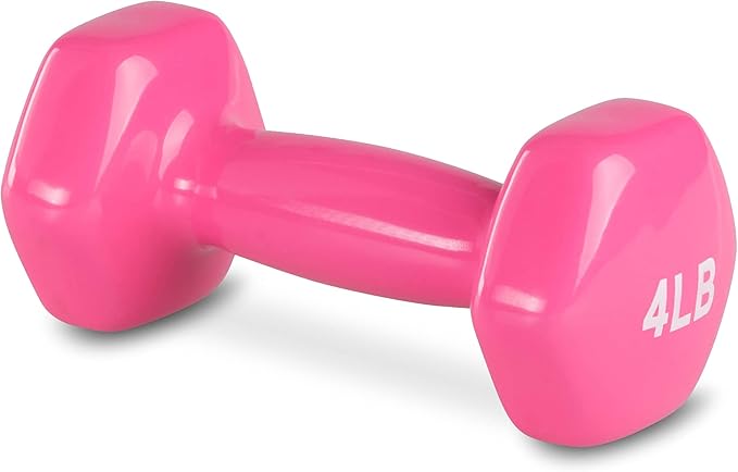 Amazon Basics Vinyl Coated Dumbbell Hand Weights