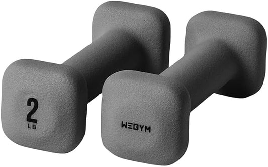 WeGym SafeGrip Dumbbells, Anti-Slip, Anti-Roll, Thick Handles, Free Weights, Square Dumbbells for Secure Workouts at Home, Weightlifting, and Personal Training