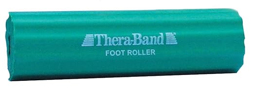 THERABAND Roller for Foot Relief, Massage Ball Roller for Arch Discomfort, Plantar Fasciitis Treatment, Heel Spurs Reliever, Best Foot Massager with Ridges for Self Myofascial Release