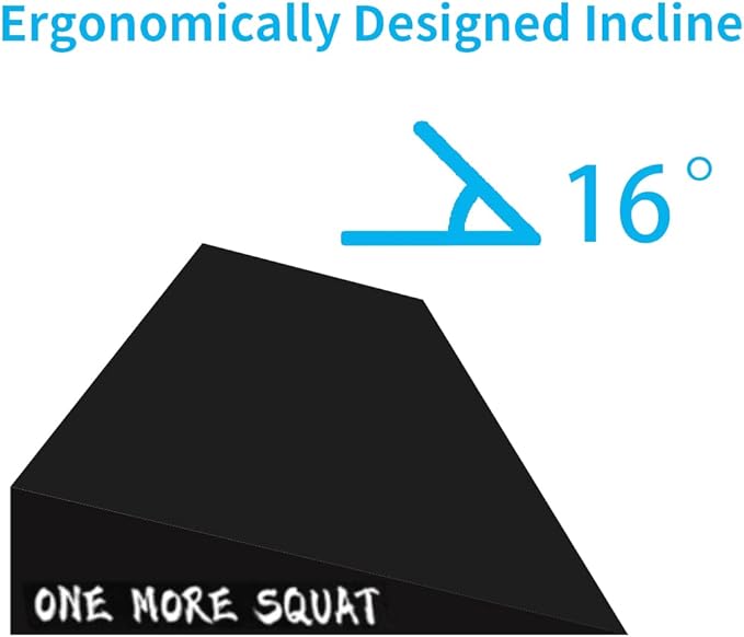 Slant Board for Weightlifting and Calf Stretching - Non-Slip Heel Elevated Squat Wedge Block