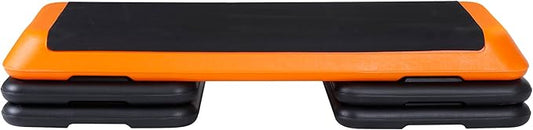 ZENY 43'' Exercise Aerobic Step Platform, Adjustable Fitness Stepper with 4 Stackable Risers, Aerobics Stepper Workout Stepper for Home Gym Cardio Strength & Training