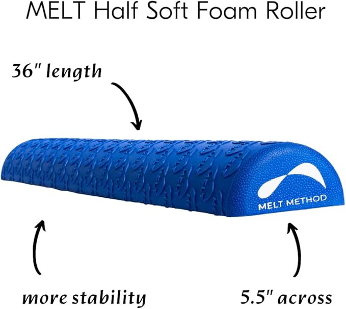 MELT Half Soft Foam Roller 36 inch Low Density Body Roller