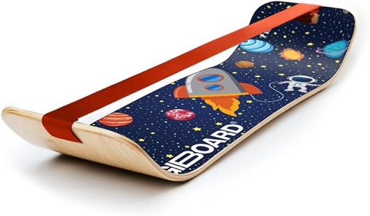 GIBBON SlackBoard - GiBoard Balance Board - Gift for Kids & Adults - 1 & 2 Line Options - Slackline Balance Trainer for Core Workouts, Standing Desk Exercise, Home Gym, Yoga & More