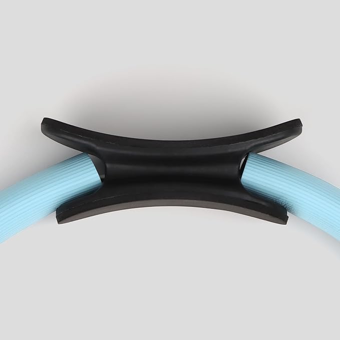 Phoenix Fitness Pilates Ring,Double Handle Exercise Circle Fitness Magic Circle Resistance Ring Dual Grip for Yoga Core Training,15 Inch