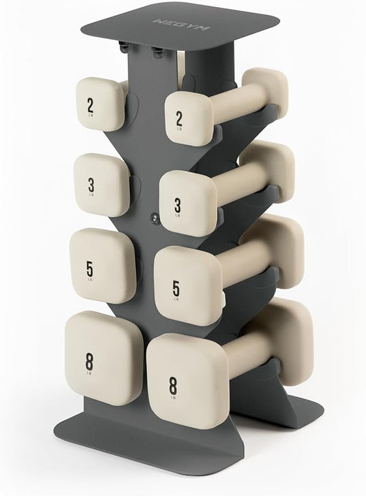 WeGym SafeGrip Dumbbells, Anti-Slip, Anti-Roll, Thick Handles, Free Weights, Square Dumbbells for Secure Workouts at Home, Weightlifting, and Personal Training