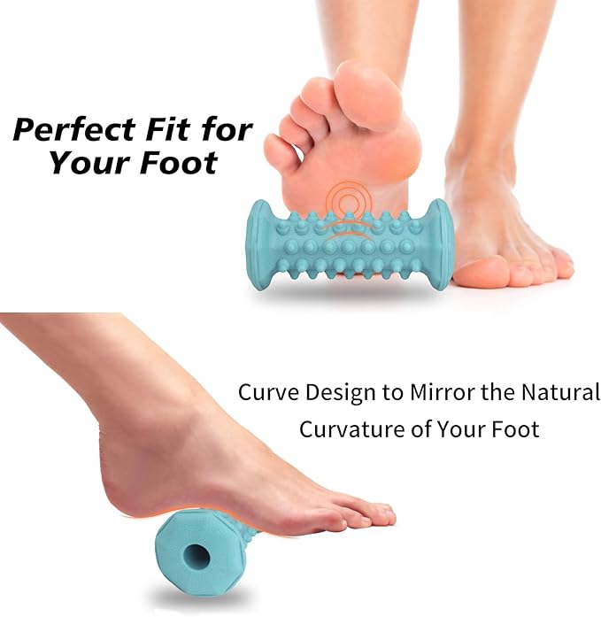 Plantar Fasciitis Relief,Foot Roller,Foot Massager Roller for Plantar Fasciitis,Deep Tissue Muscle Massage,Arch and Heel Pain Relief,Portable Reflexology Tool(Green)