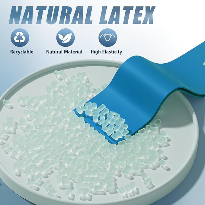 WHATAFIT Resistance Bands, Exercise Bands，Resistance Bands for Working Out, Work Out Bands with Handles for Men and Women Fitness, Strength Training Home Gym Equipment