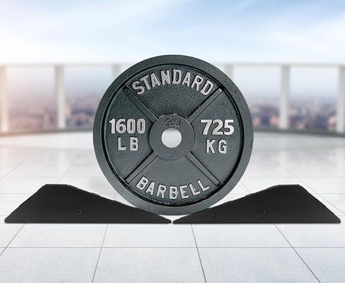 UNMERA Squat Wedge Block 2PCS Non Slip Professional Ramp, Platform for Heel Elevated Squats and Calf Raises