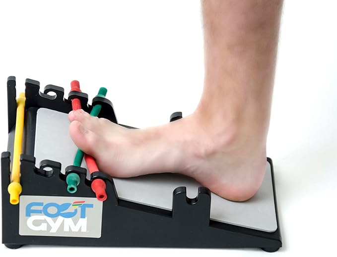 Foot Gym Recover and Treat Pain Related to Plantar Fasciitis, Achilles Tendonitis, shin splints, Foot Pain & Provide Rehab from Foot or Leg Injury with hot/Cold Massage Roller