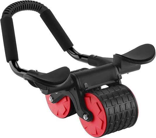 Uota Elbow Support Automatic Rebound Abdominal Wheel，Ab Roller for Abdominal Exercise Machine，Abs Workout Equipment，Dolly Core Strengthening Trainer Fitness Belly Training