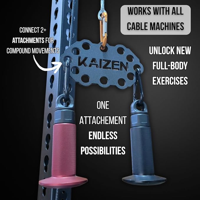 F&F STEEL Multi-Link - Cable Machine Attachment for Pulley Systems - Combine Multiple Cables in One