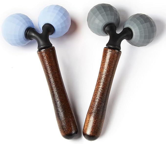 Relax Massage Roller，Handheld Total Body Massager Tools for Back, Neck, Foot, Calf, Leg, Arm & Deep Tissue Massager Relief for Sore Muscles