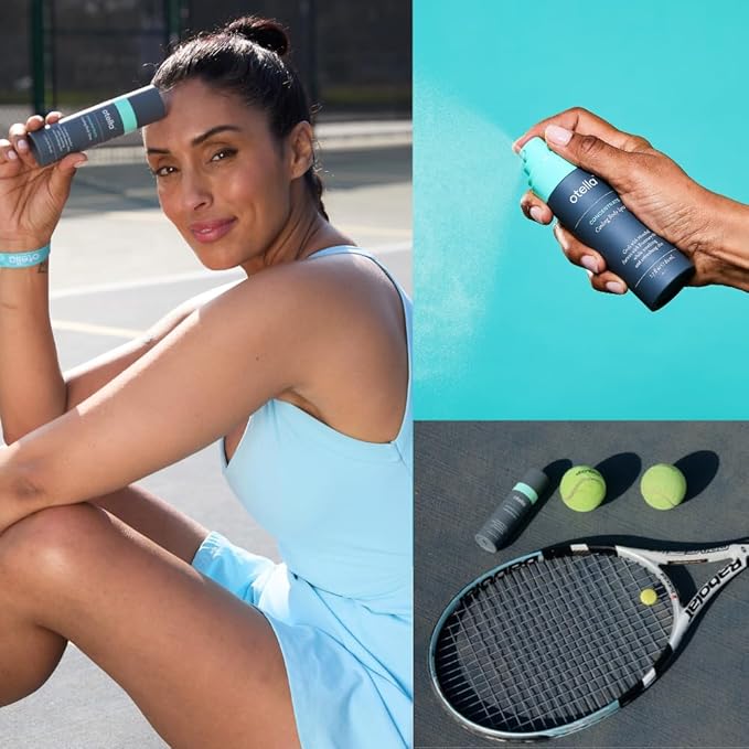 Cooling Body Spray with Menthol and Rosemary Mint, 2.7 oz. | Immediate Heat Relief Lasting 30 Minutes | Anytime Body Cooling | TSA Approved | Gluten Free | Vegan | Paraben Free