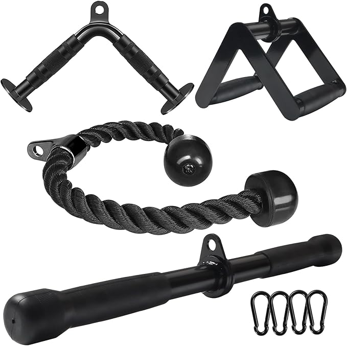 LAT Pulldown Attachments, Cable Machine Attachment Gym Accessories, Cable Attachments for Gym, Home Gym Accessories